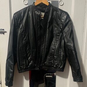 Wilsons Leather Black Jacket